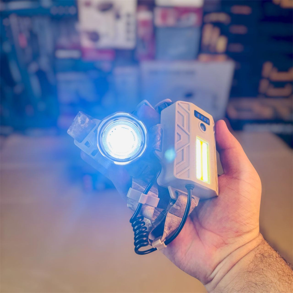 USB Rechargeable Head Light – Hands-Free LED Headlamp for Camping & Repairs
