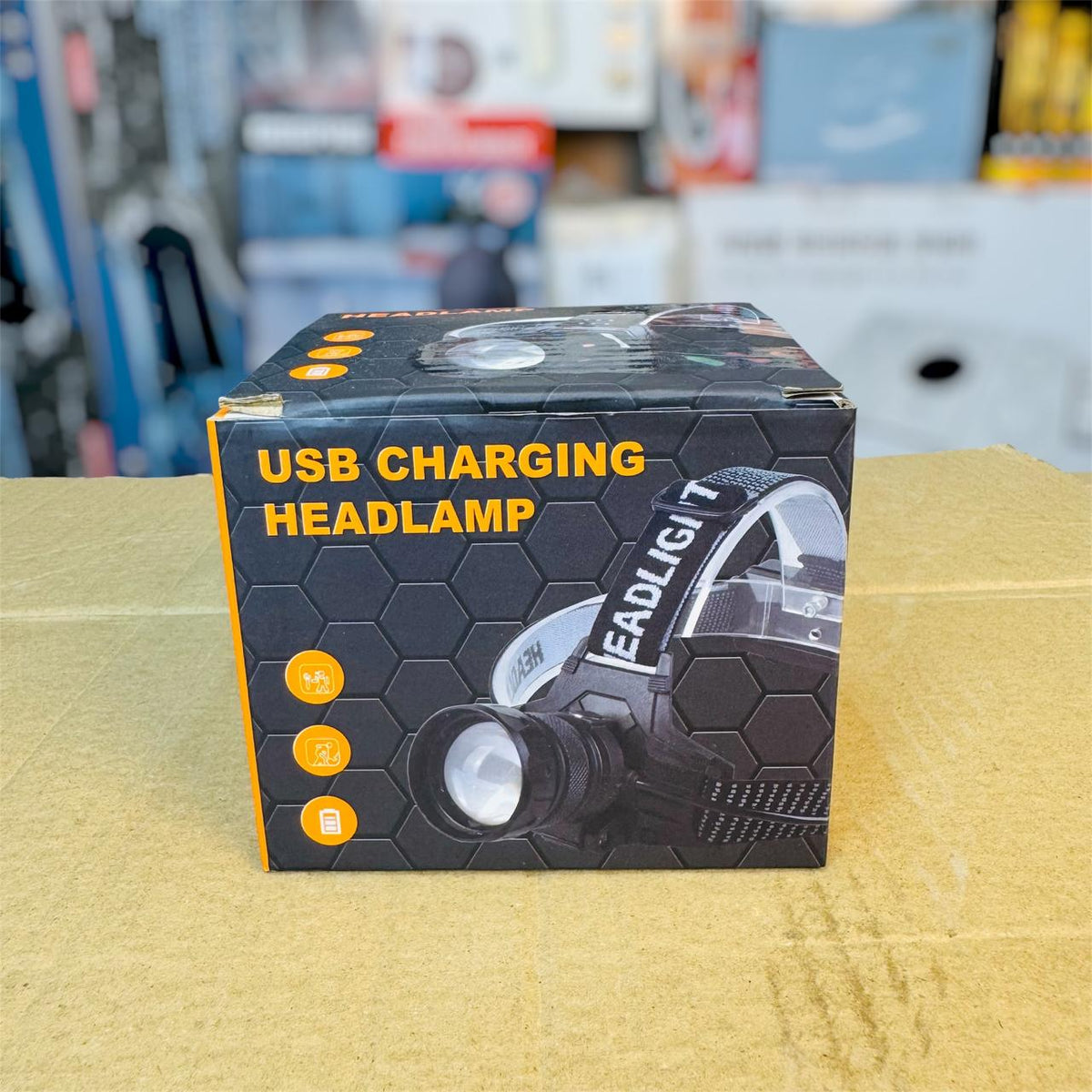 USB Rechargeable Head Light – Hands-Free LED Headlamp for Camping & Repairs