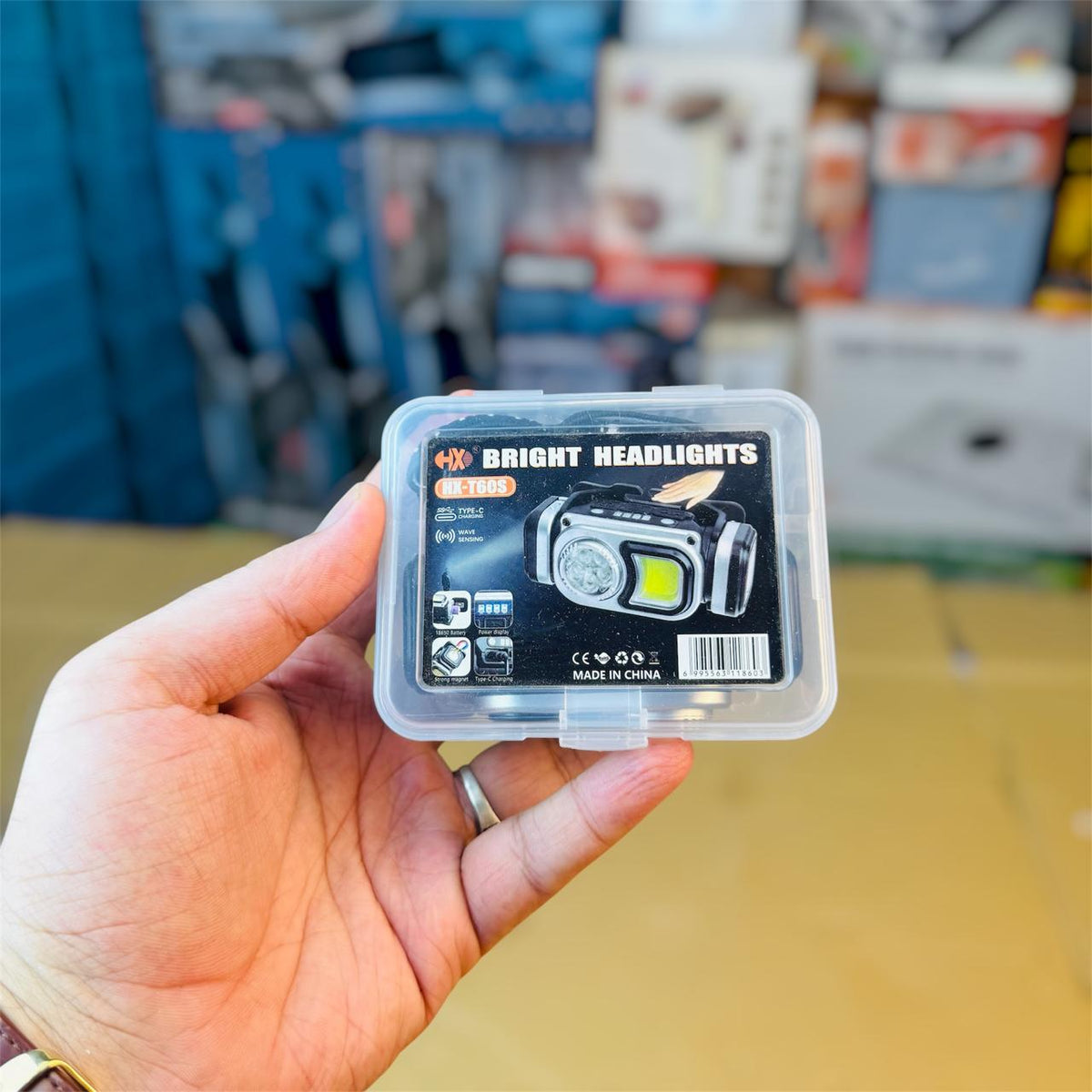 Rechargeable Head Torch HX-T60S – Lightweight LED Headlamp