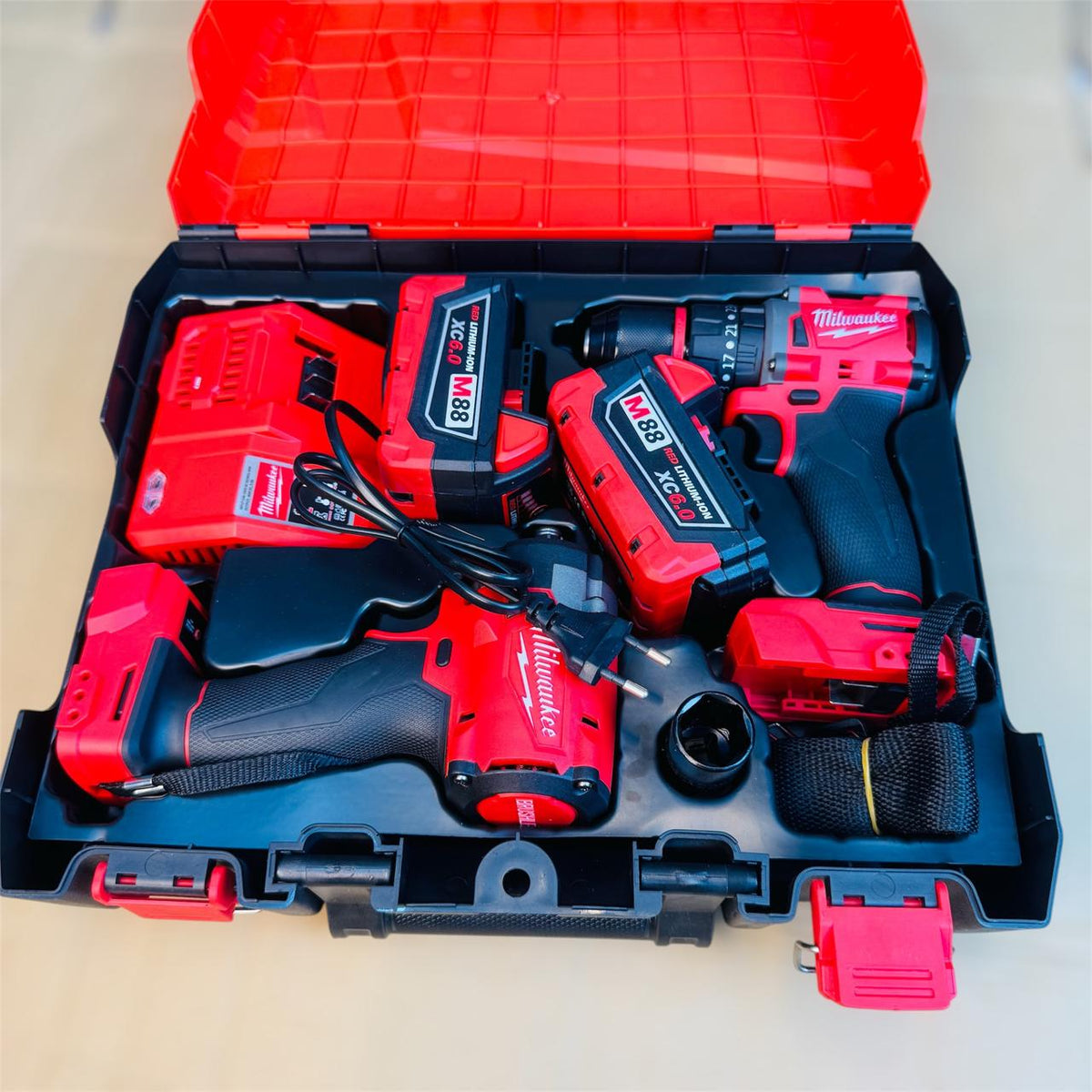 Milwaukee 2-in-1 Drill & Impact Wrench – Cordless Power Drill Driver