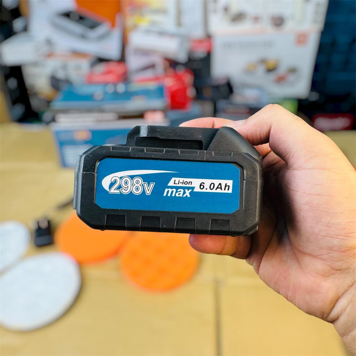 Rechargeable Motor Waxing & Polishing Machine