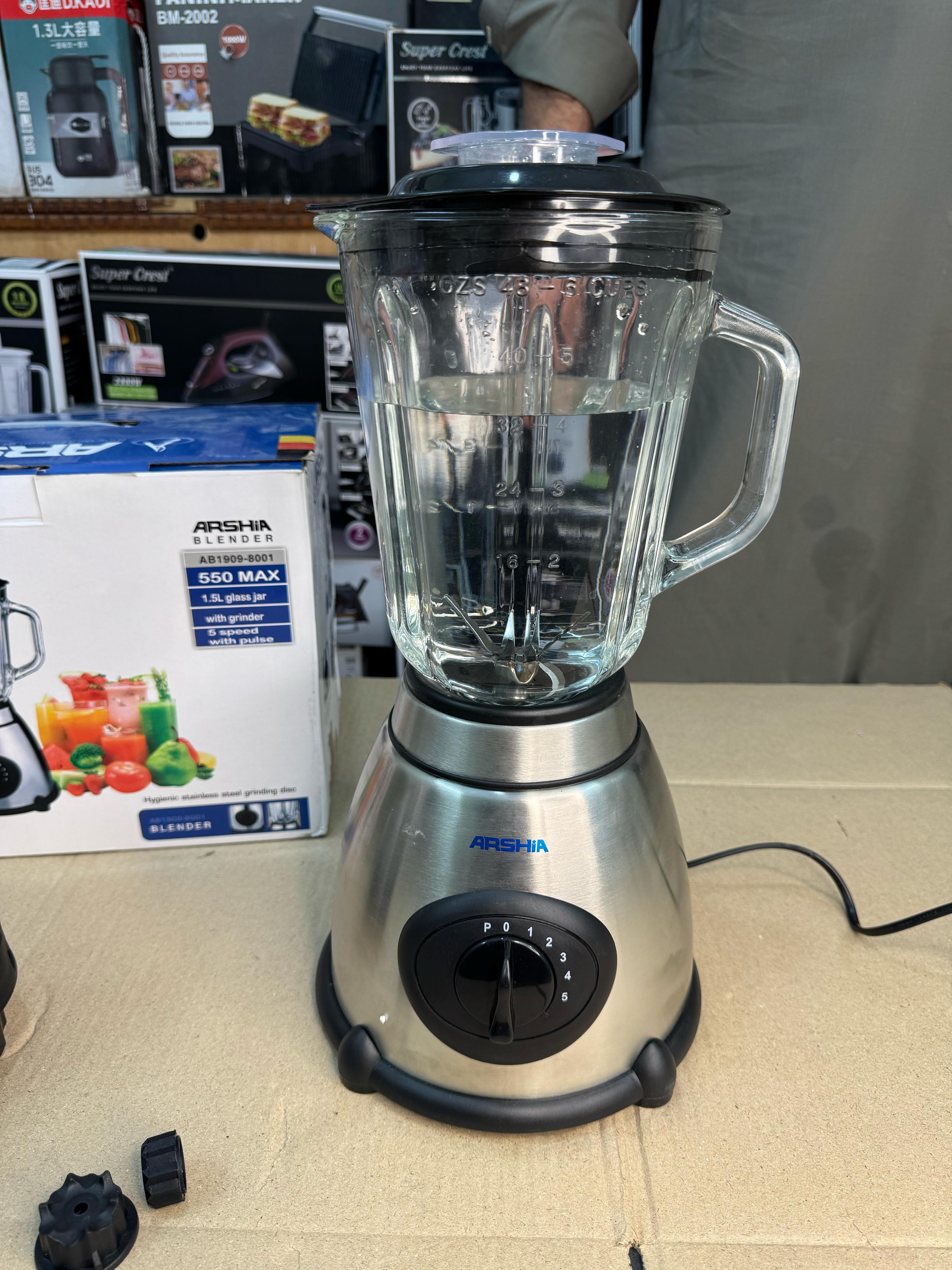 ARSHIA Germany 2 in 1 blender grinder