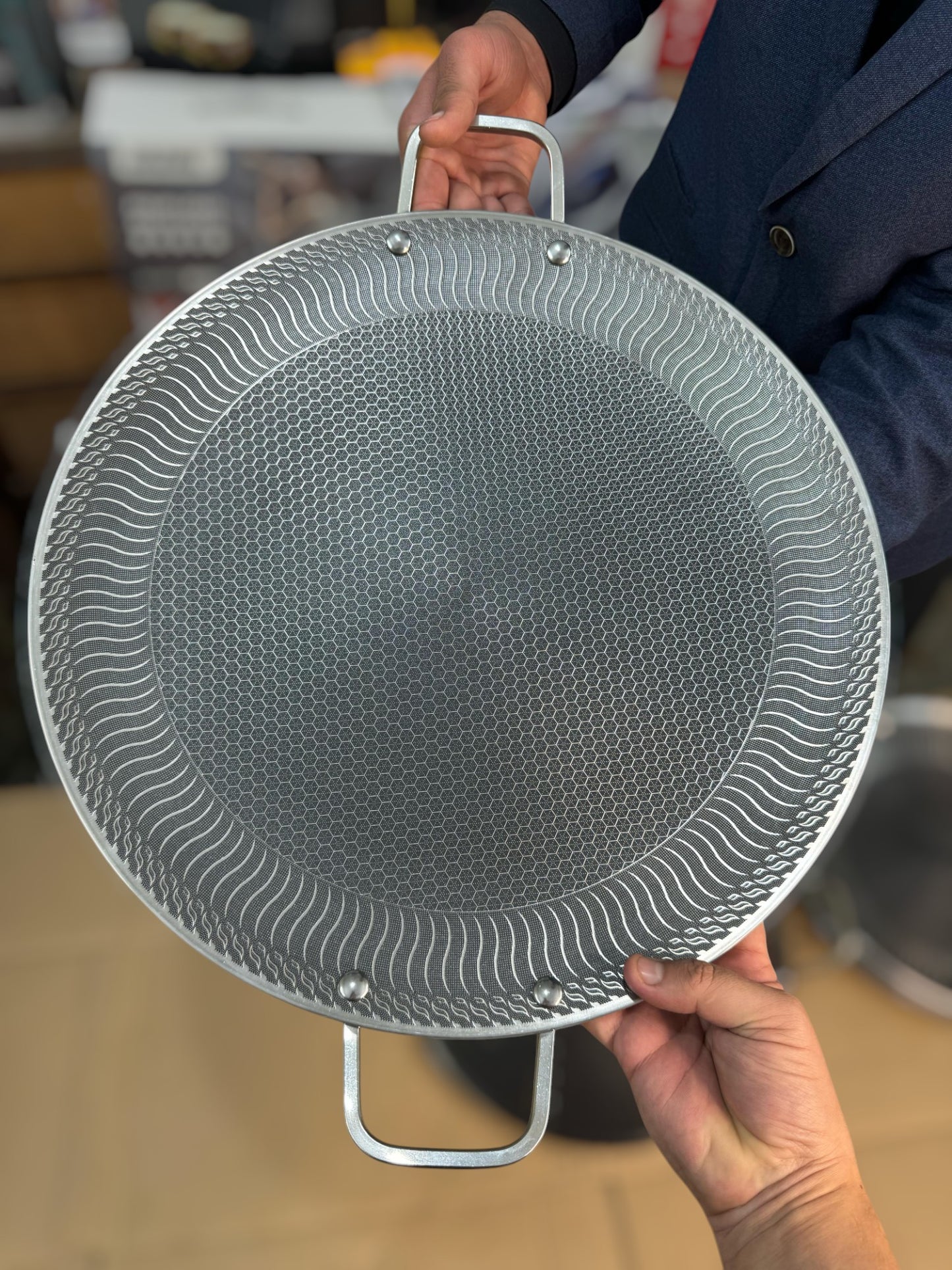 Germany lot 42cm honeycomb lesser coating tawa