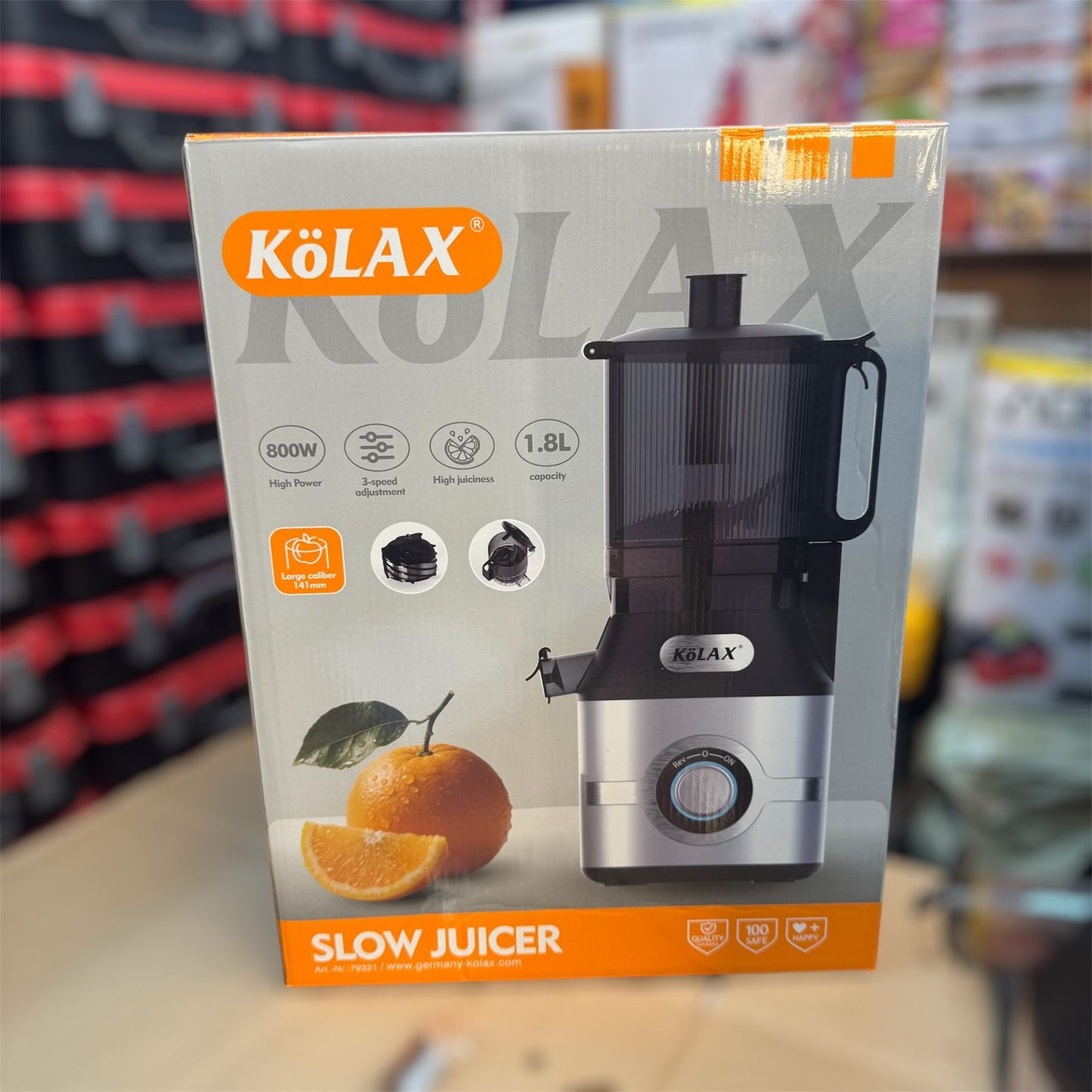 KoLAX Germany cold press Slow juicer Nr.79321