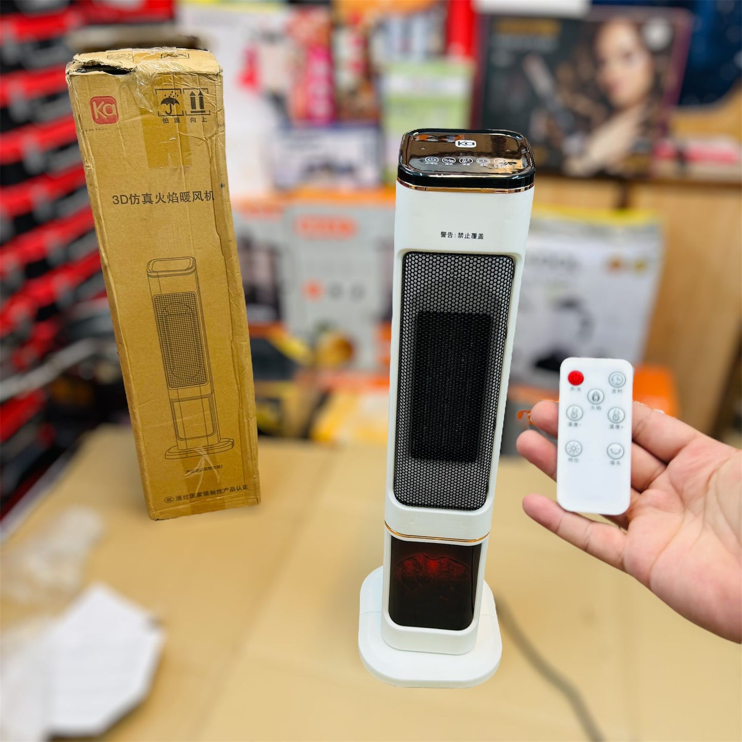 lot 3D ceramic blower heater with remote 2000watt