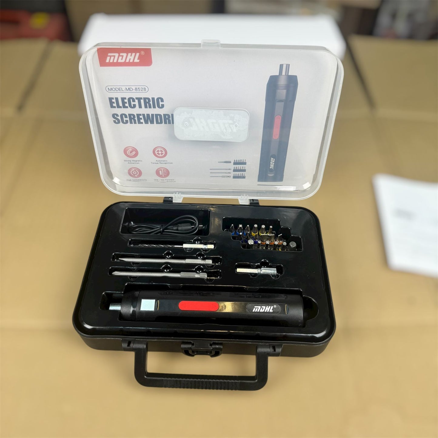 Rechargeable 22pcs screw drive set