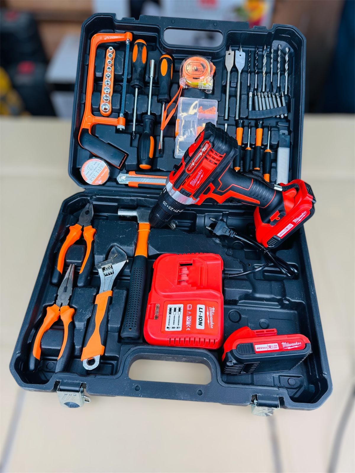 Milwaukee 48v 117 pieces drill set