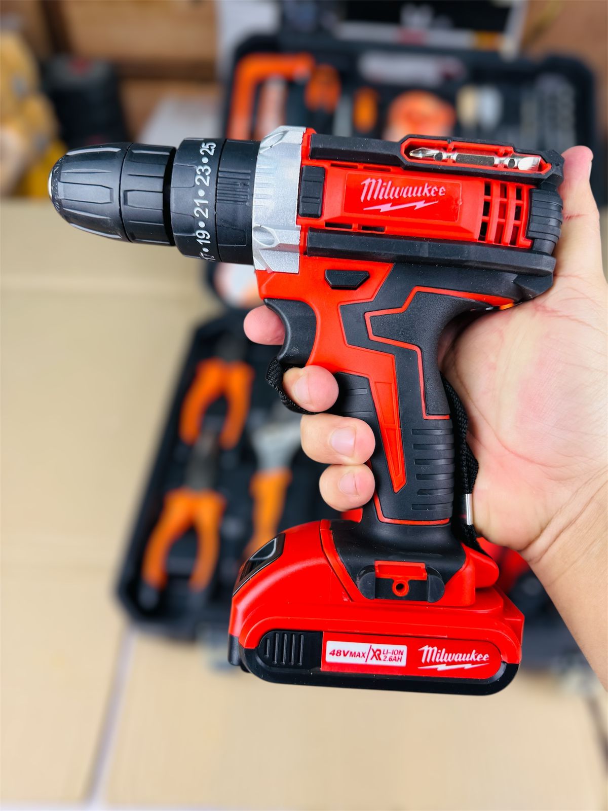 Milwaukee 48v 117 pieces drill set