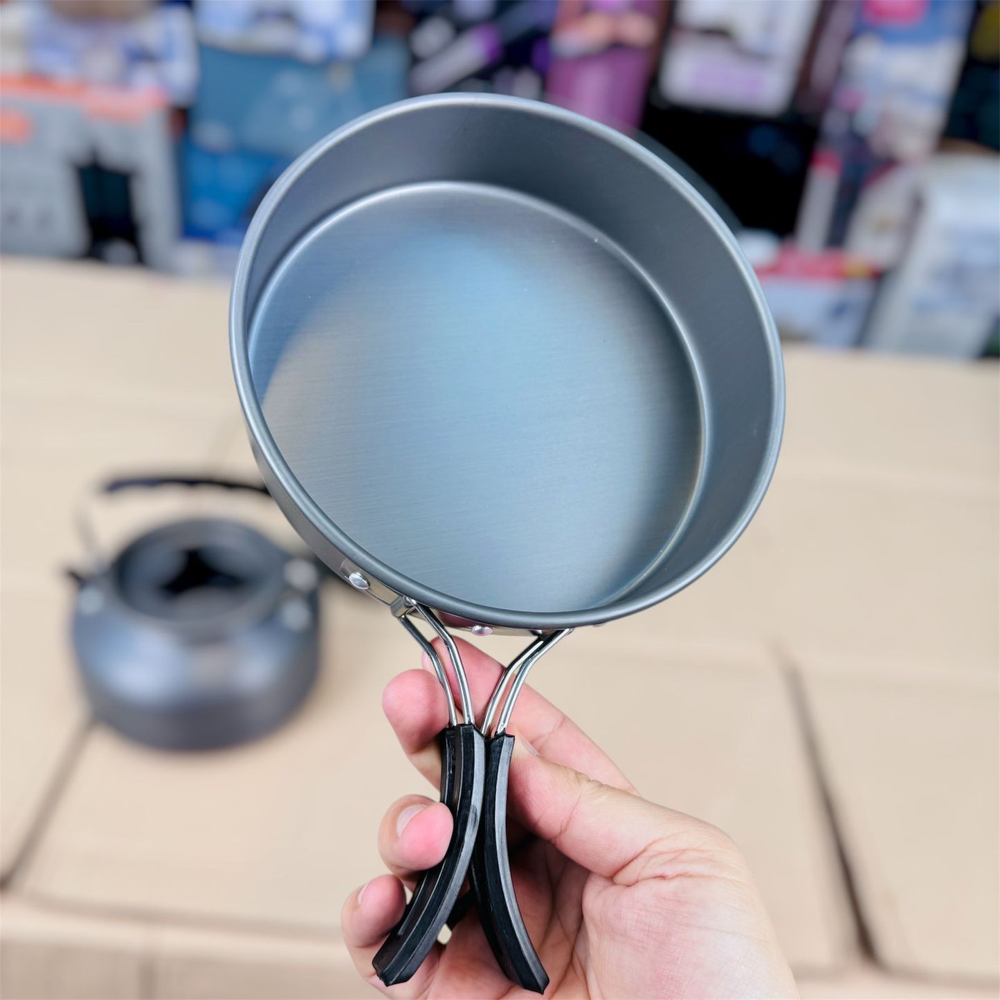 camping cooking pot set