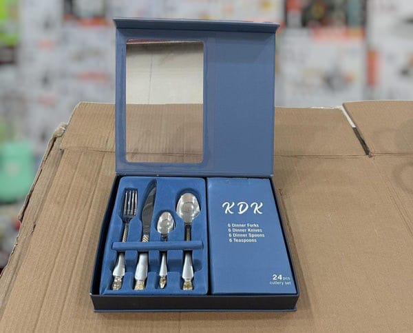 KDK 24 pcs Stainless Steel Cutlery Set