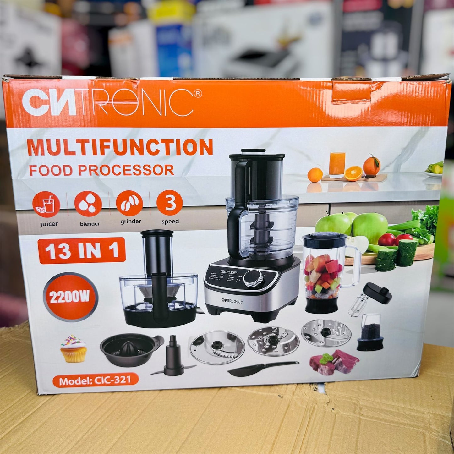 CITRONIC Multifunction Food Processor 13 in 1 CIC 321 M