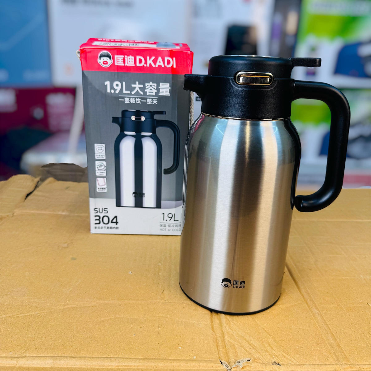 D Kadi Hot & Cool Thermos – 2L / 1.8L Insulated Flask