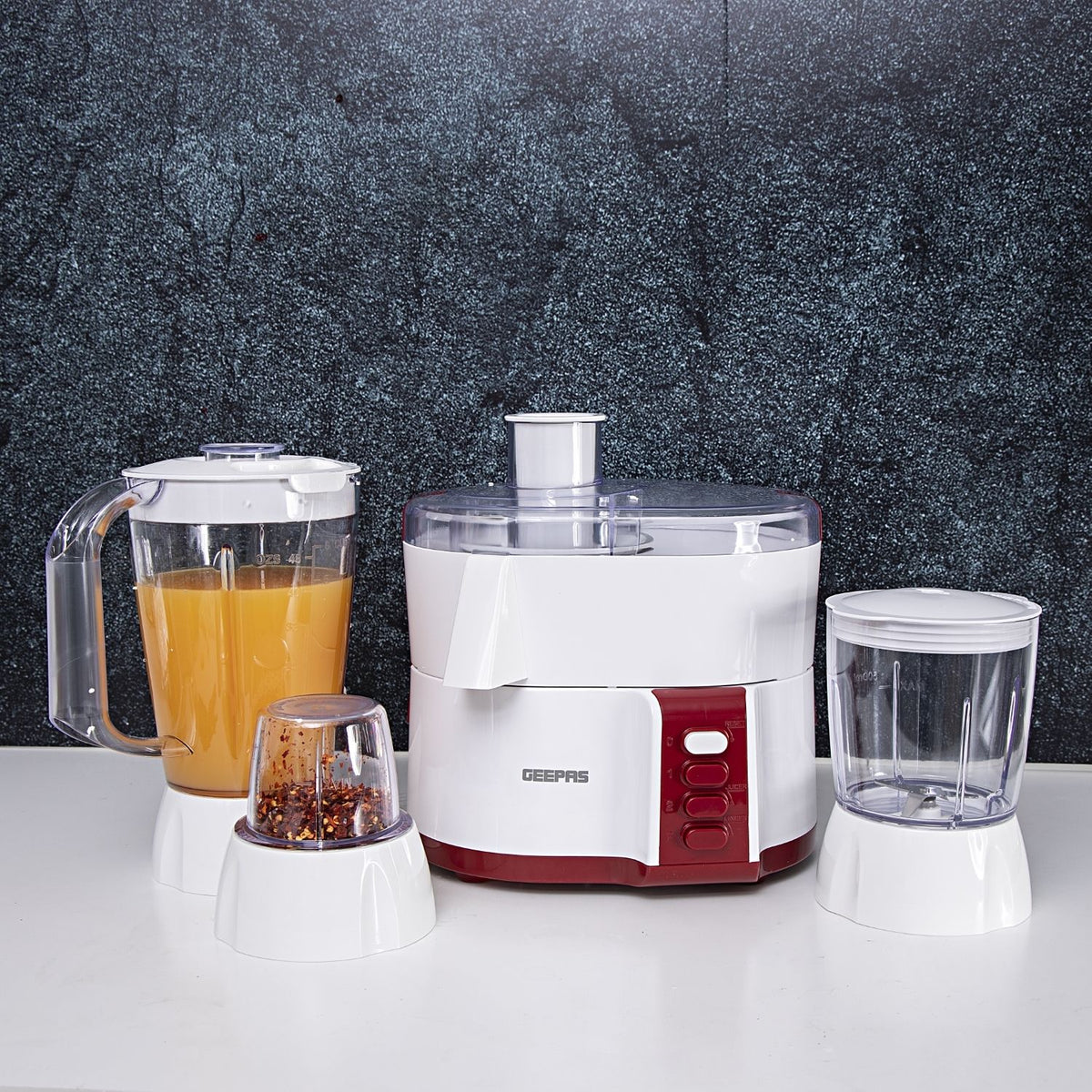 Geepas 4-in-1 Food Processor GSB9890