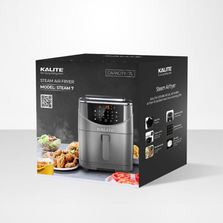 Lot Imported Kalite digital Steam air fryer