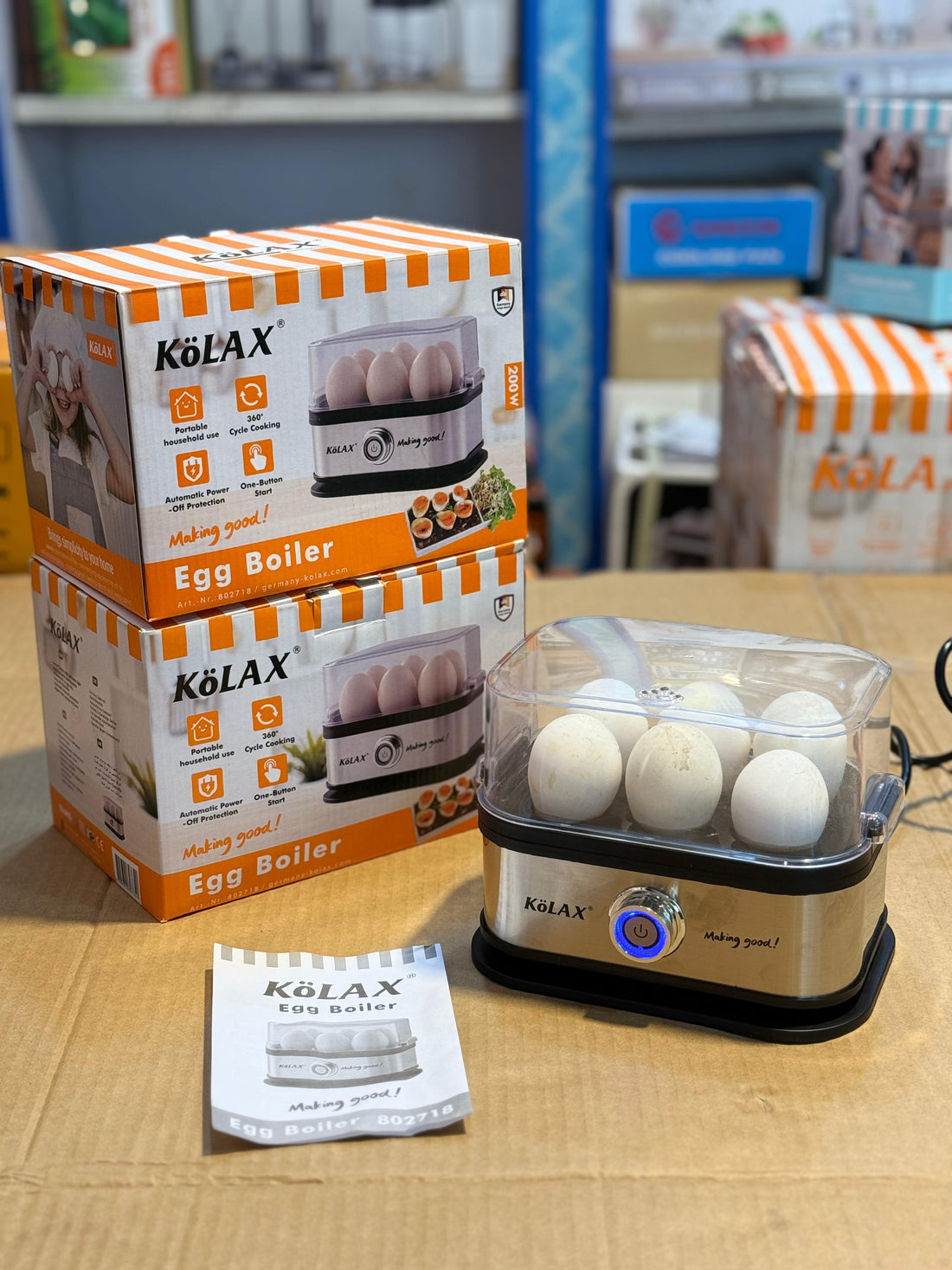 Kolax 6 Egg Boiler  Fast & Easy Egg Cooking