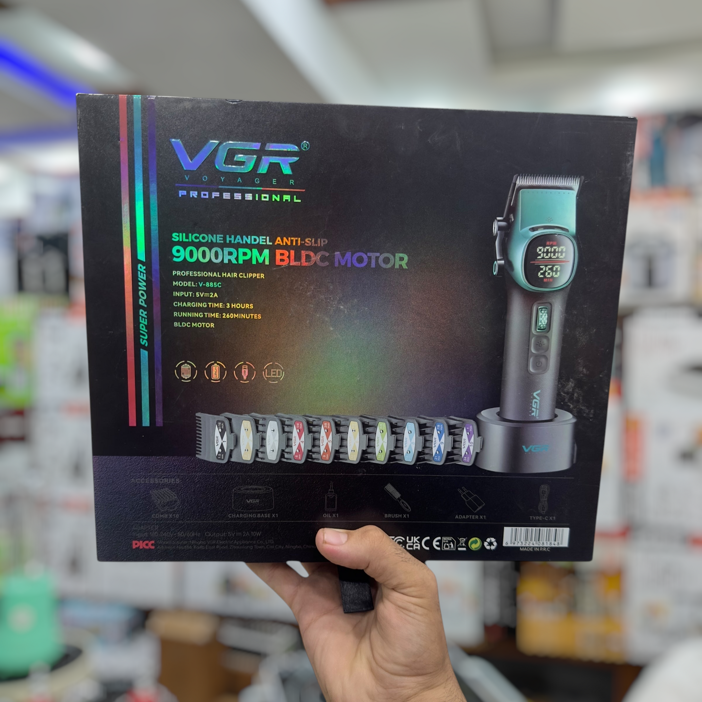 VGR Professional Hair Trimmer V-885C