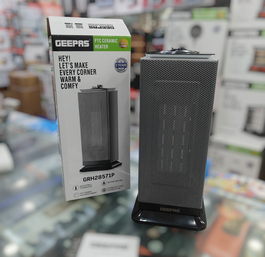 Geepas PTC ceramic fan heater GRH 28571