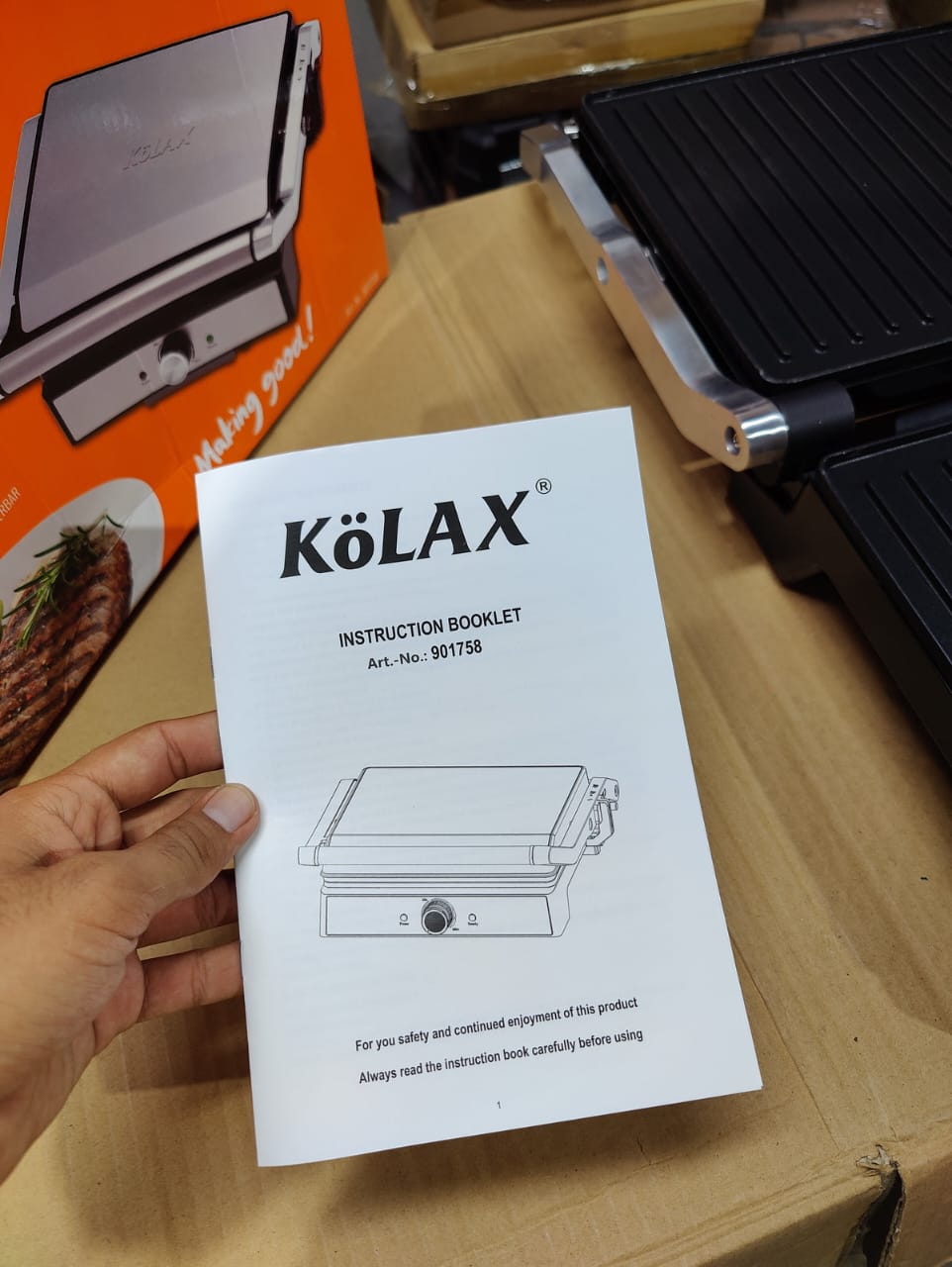 Germany kolax panini & grill maker