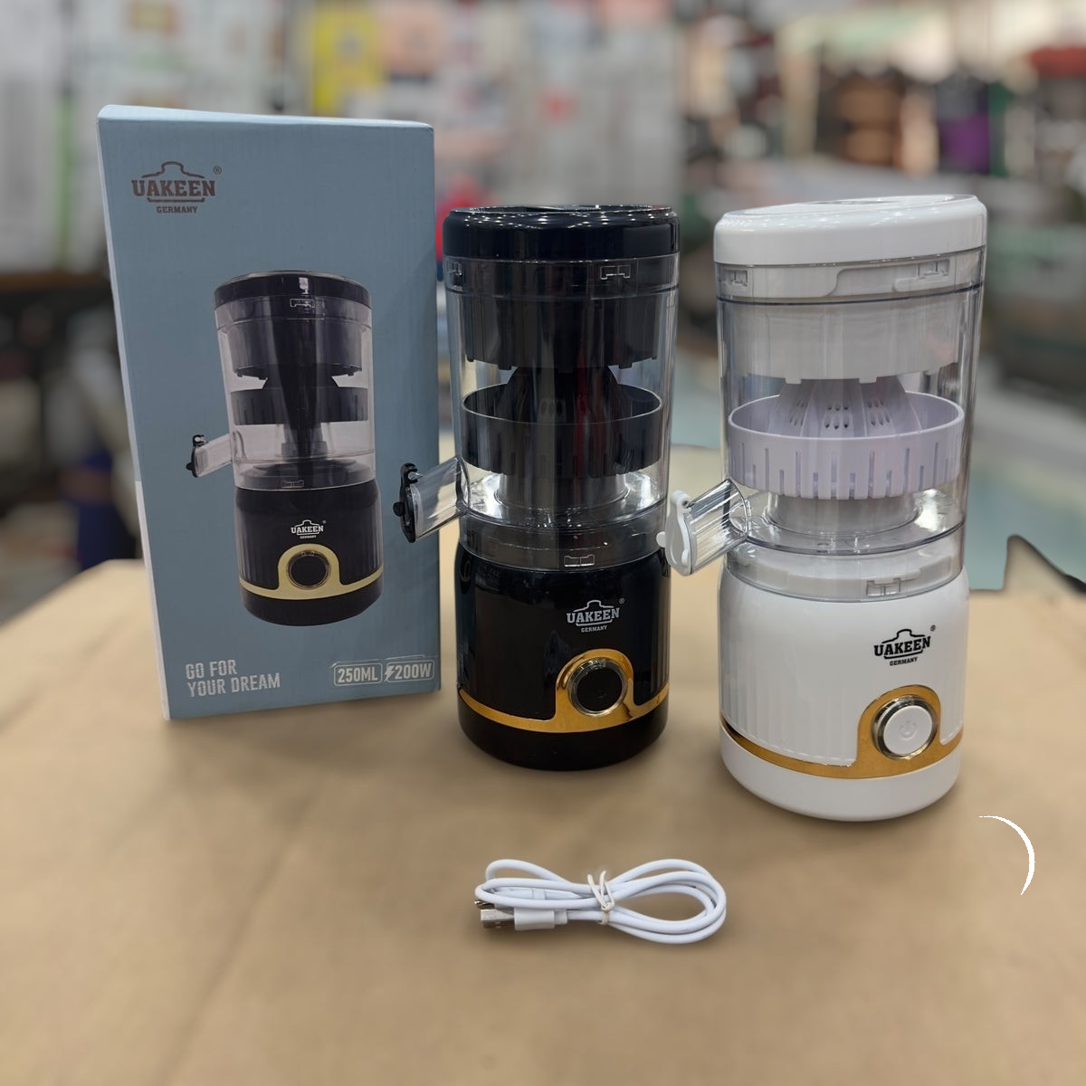 UAKEEN rechargeable Citrus Juicer Zl-2211A-Zl-2211B