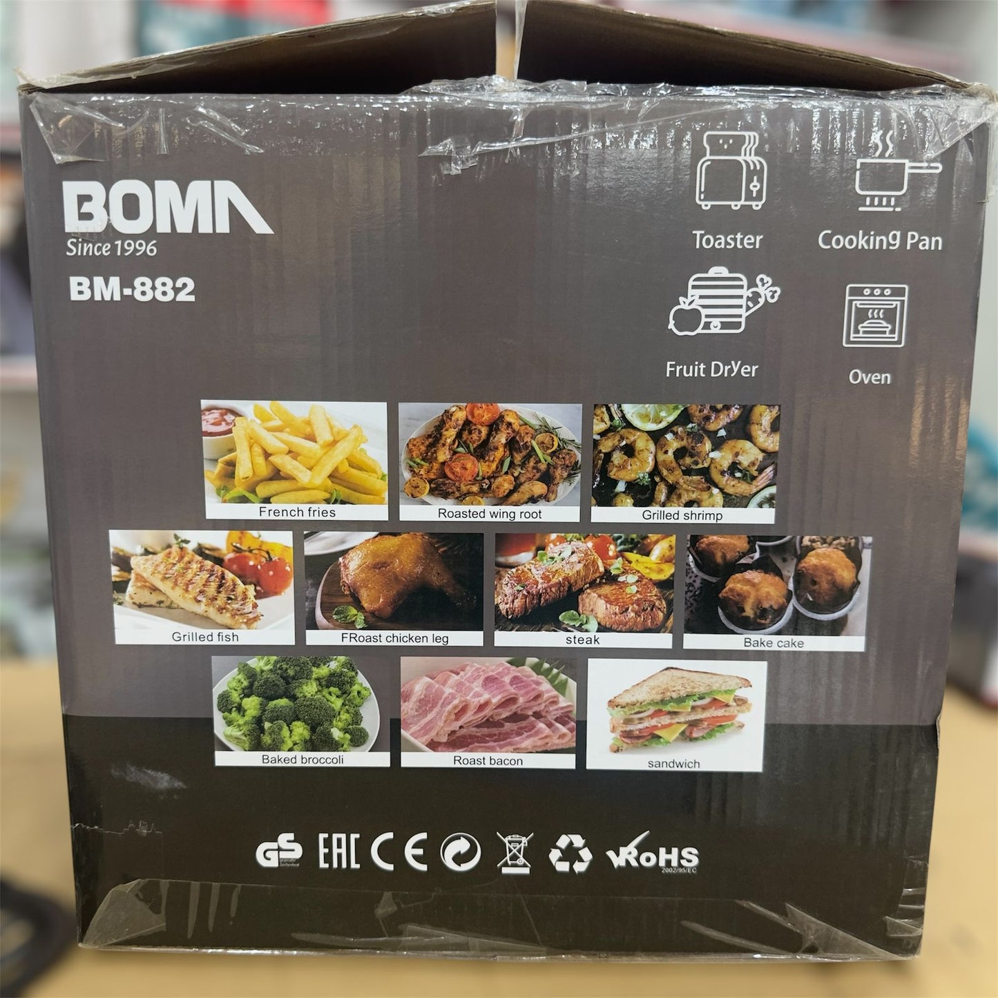 Boma Double Door 10L Digital Air Fryer BM-882