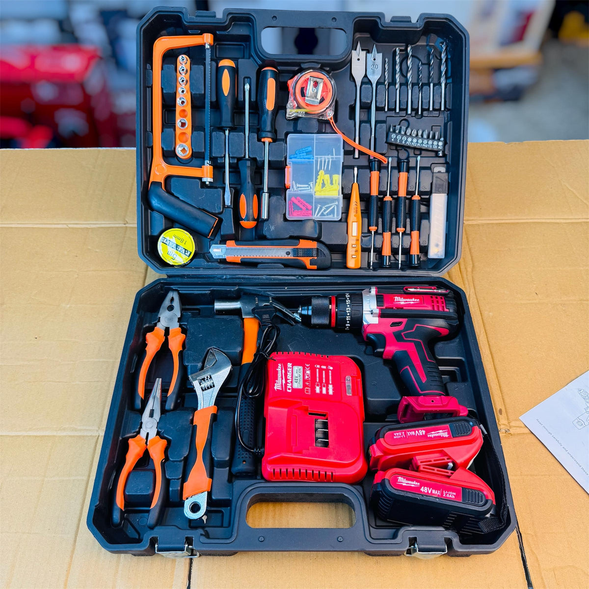 Milwaukee 48v 117 pieces drill set