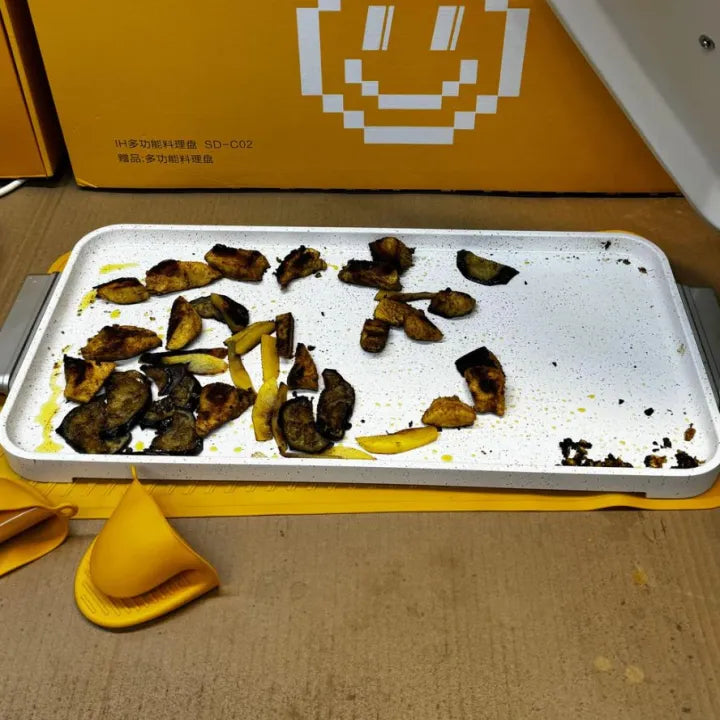 Solista Double burner induction cooker with grill