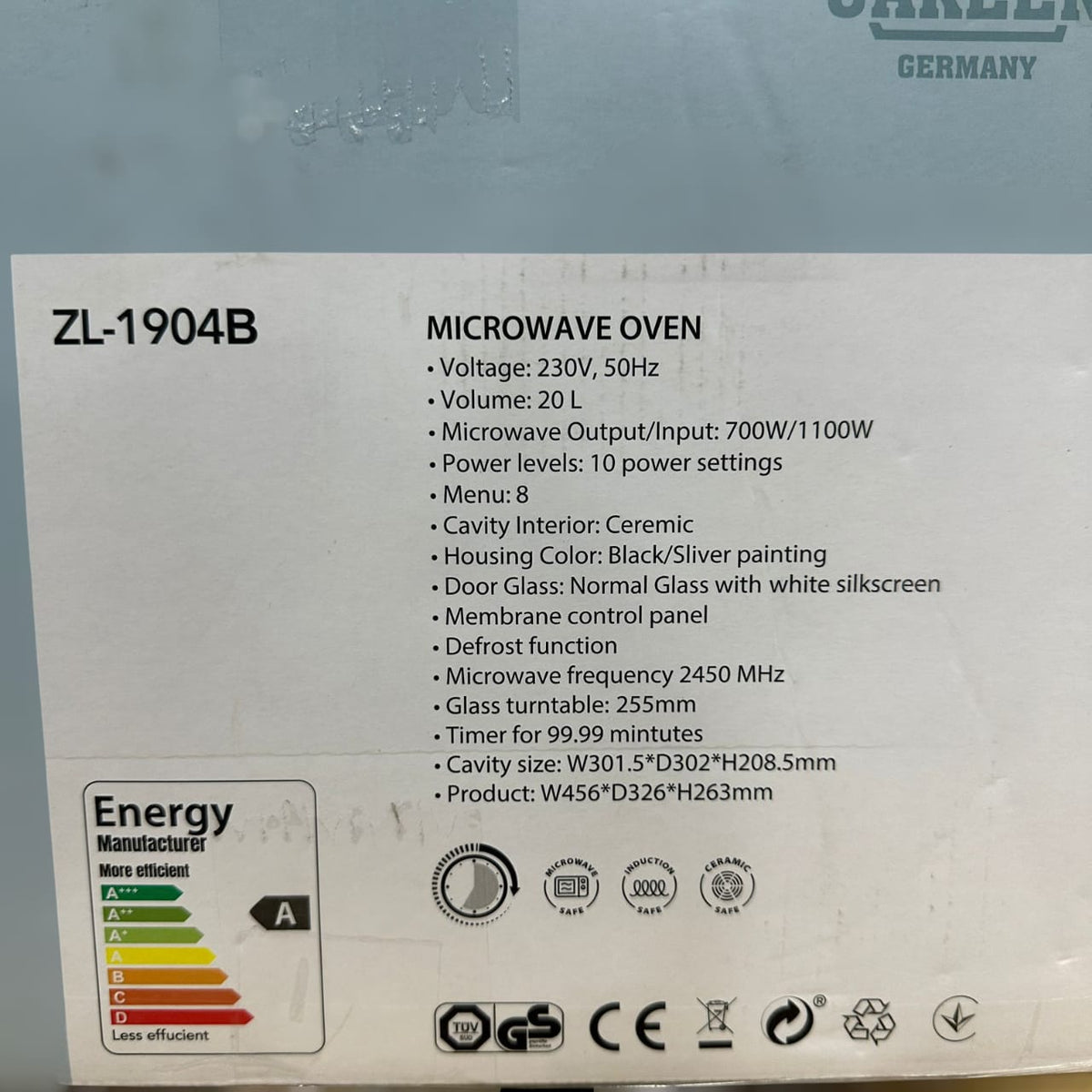 Uakeen 20L Digital Microwave Oven ZL-1904B