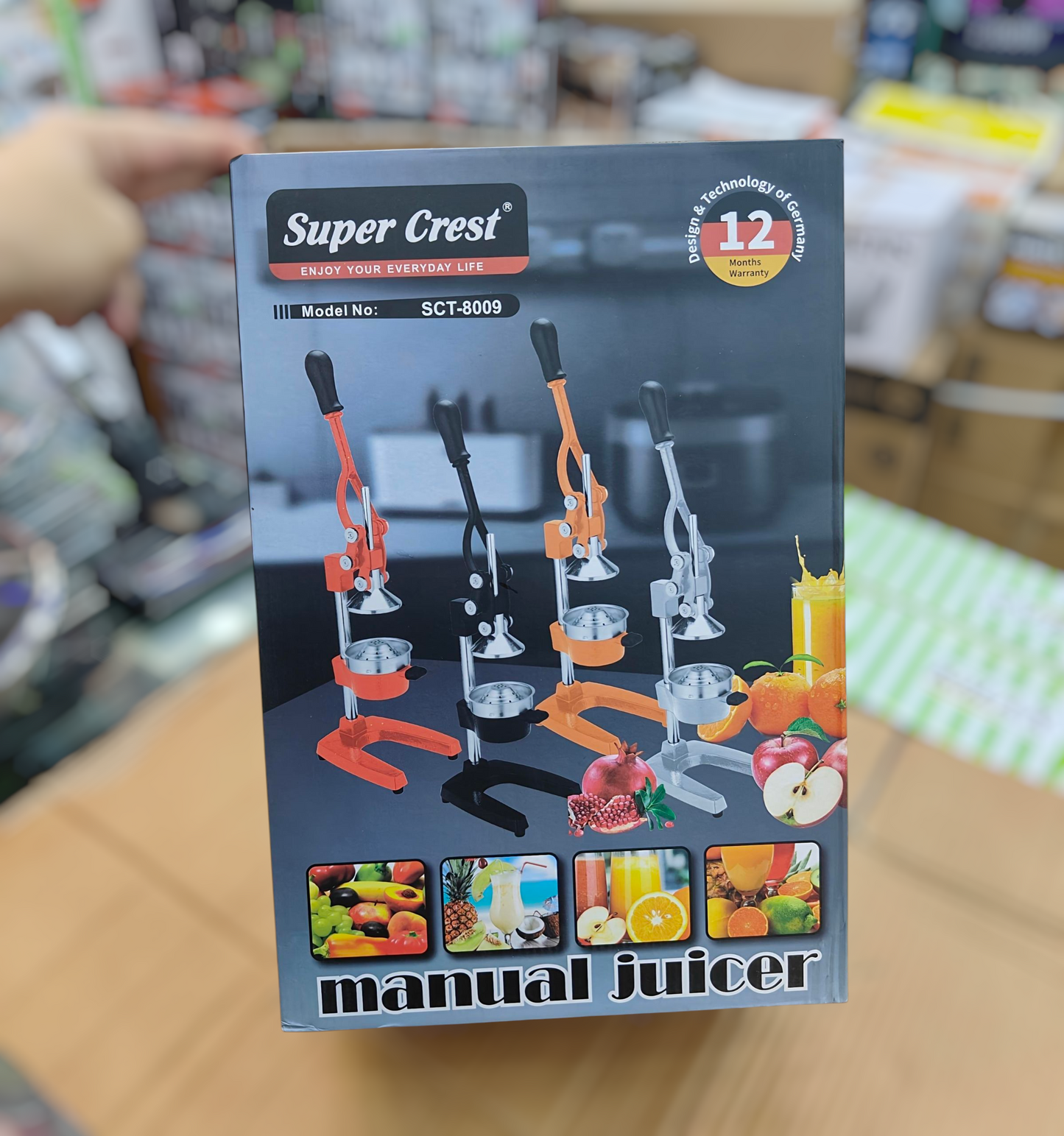 Super Crest manual citrus juicer