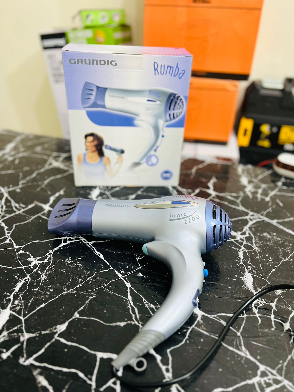 Grundig Germany Professional hair dryer RUMBA IONIC