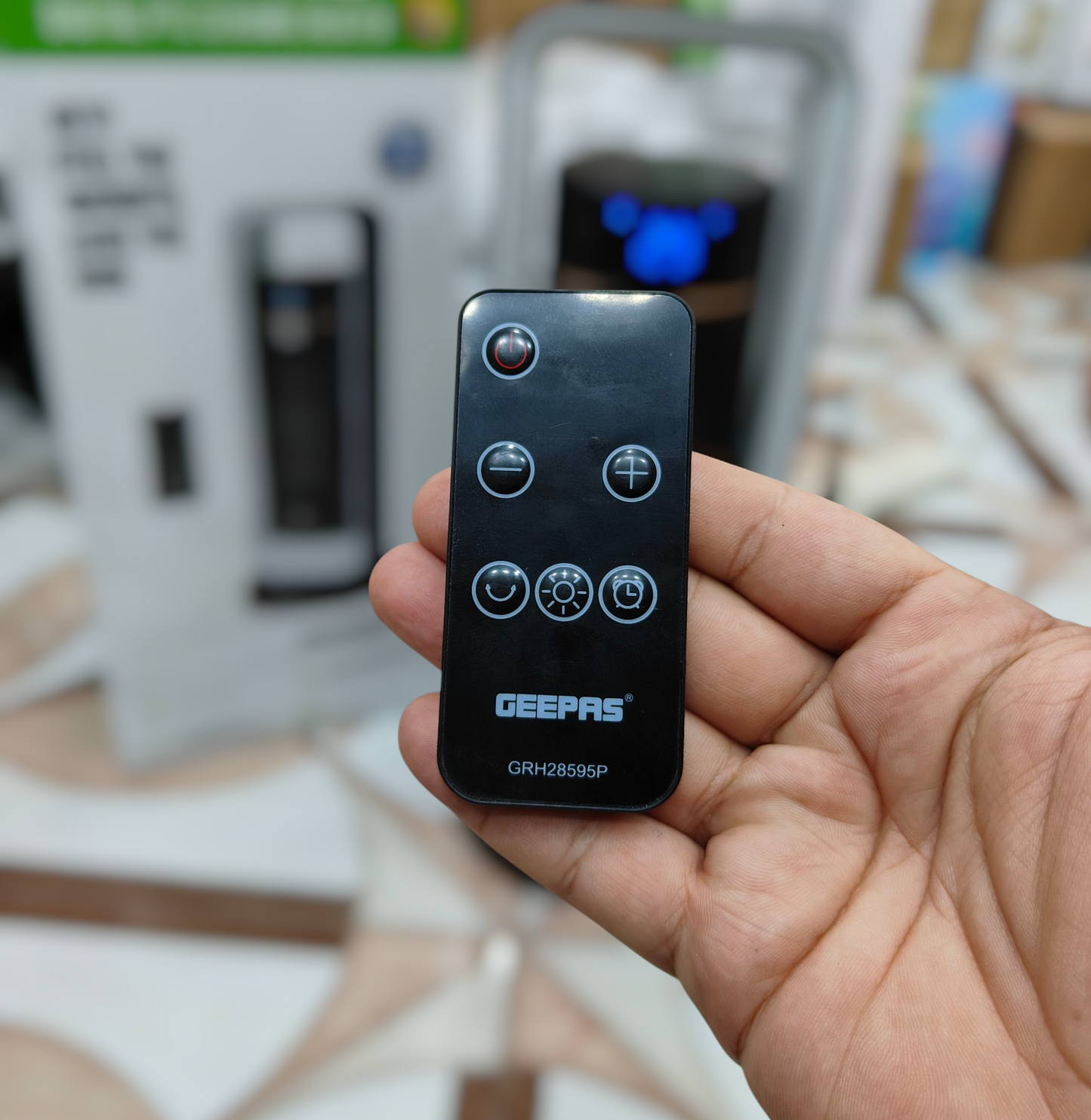 Geepas PTC Digital ceramic blower heater GRH 28595p