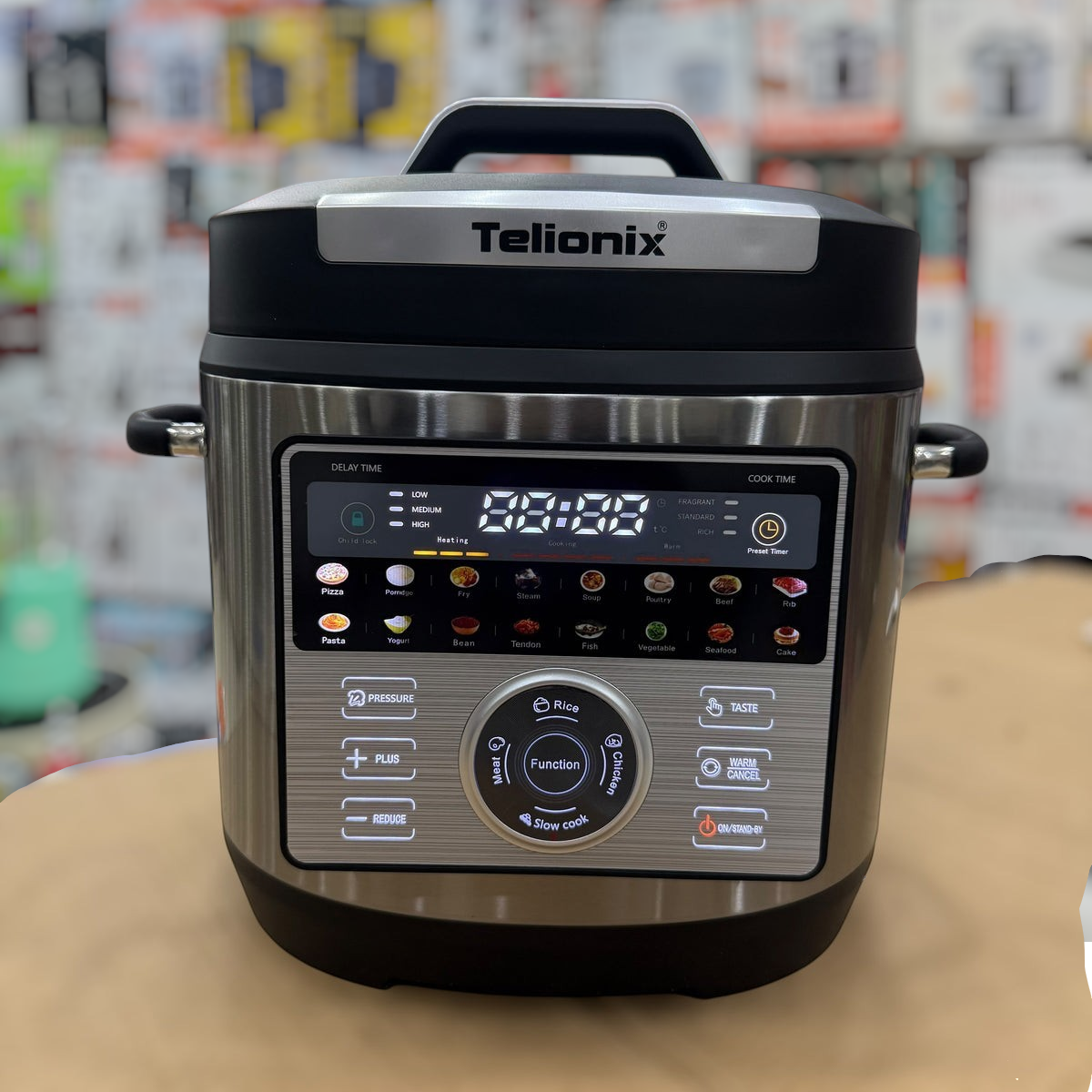Telionix Digital Pressure Cooker 6-Litres Capacity TPC3675