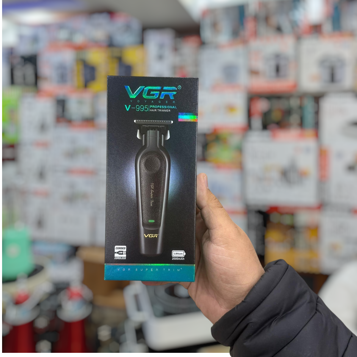 VGR Rechargeable Hair Trimmer V-995