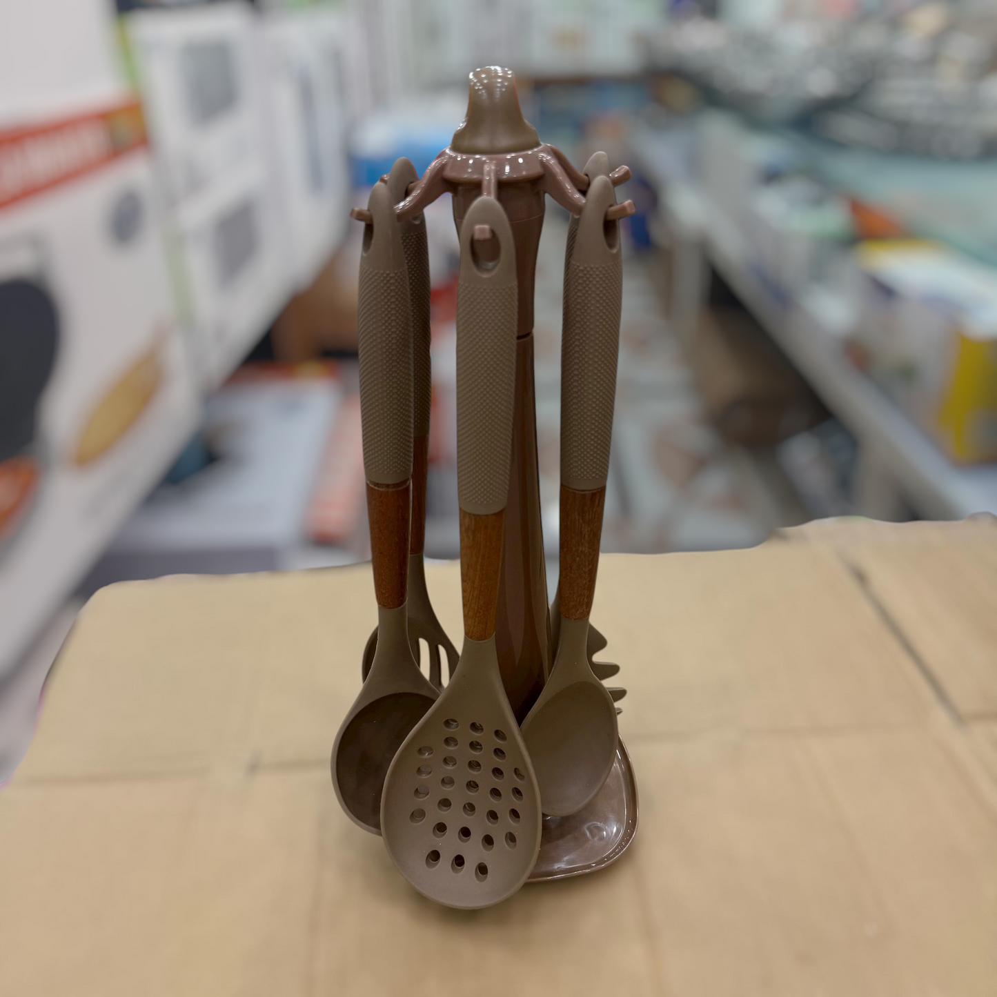 7pcs Silicone spoon Kitchenware Set