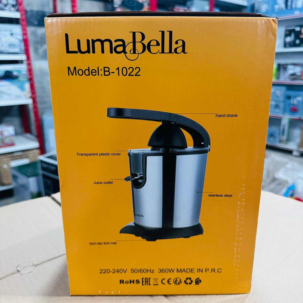 Luma Bella Handle Electric Citrus Juicer B-1022