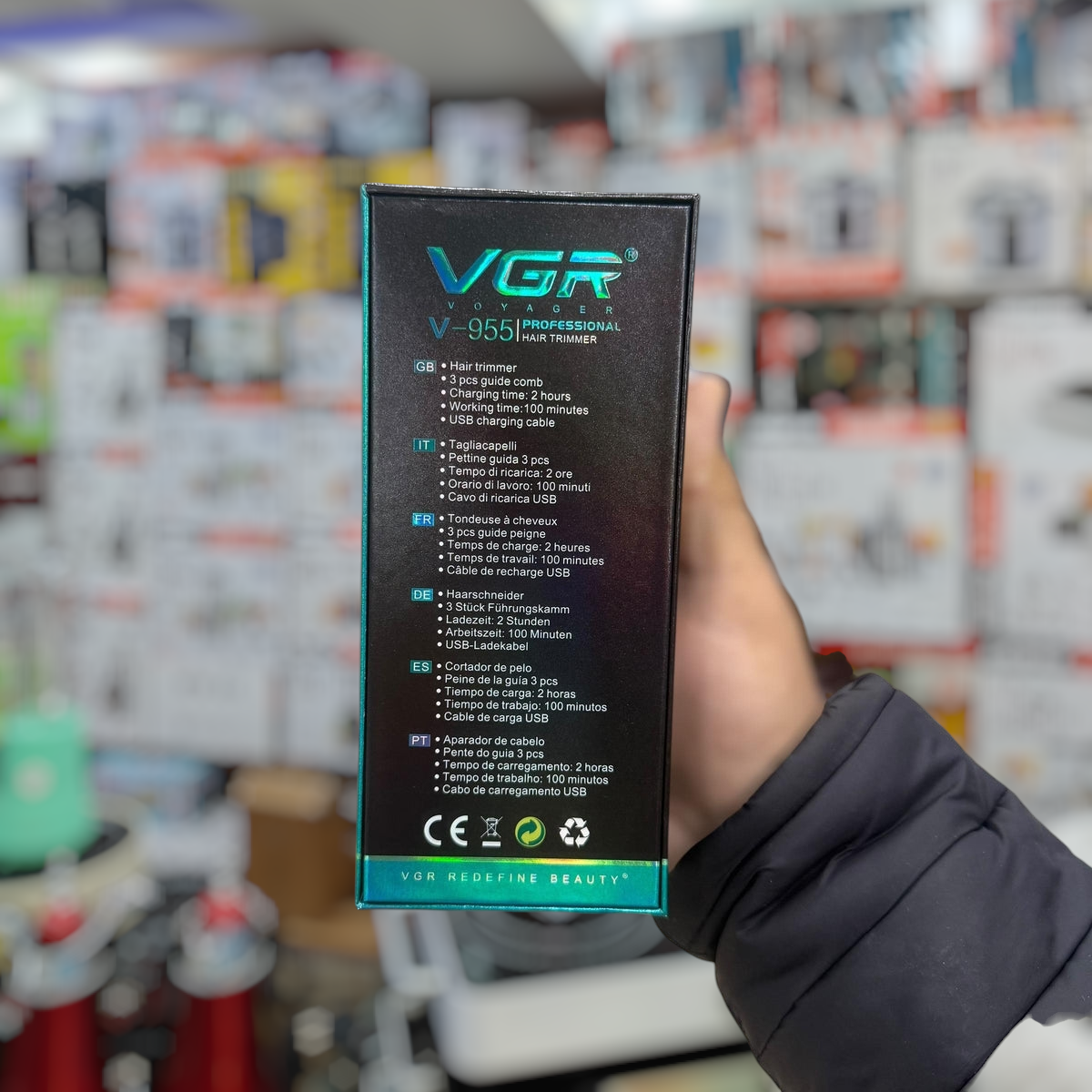 VGR Professional Hair Trimmer V-955