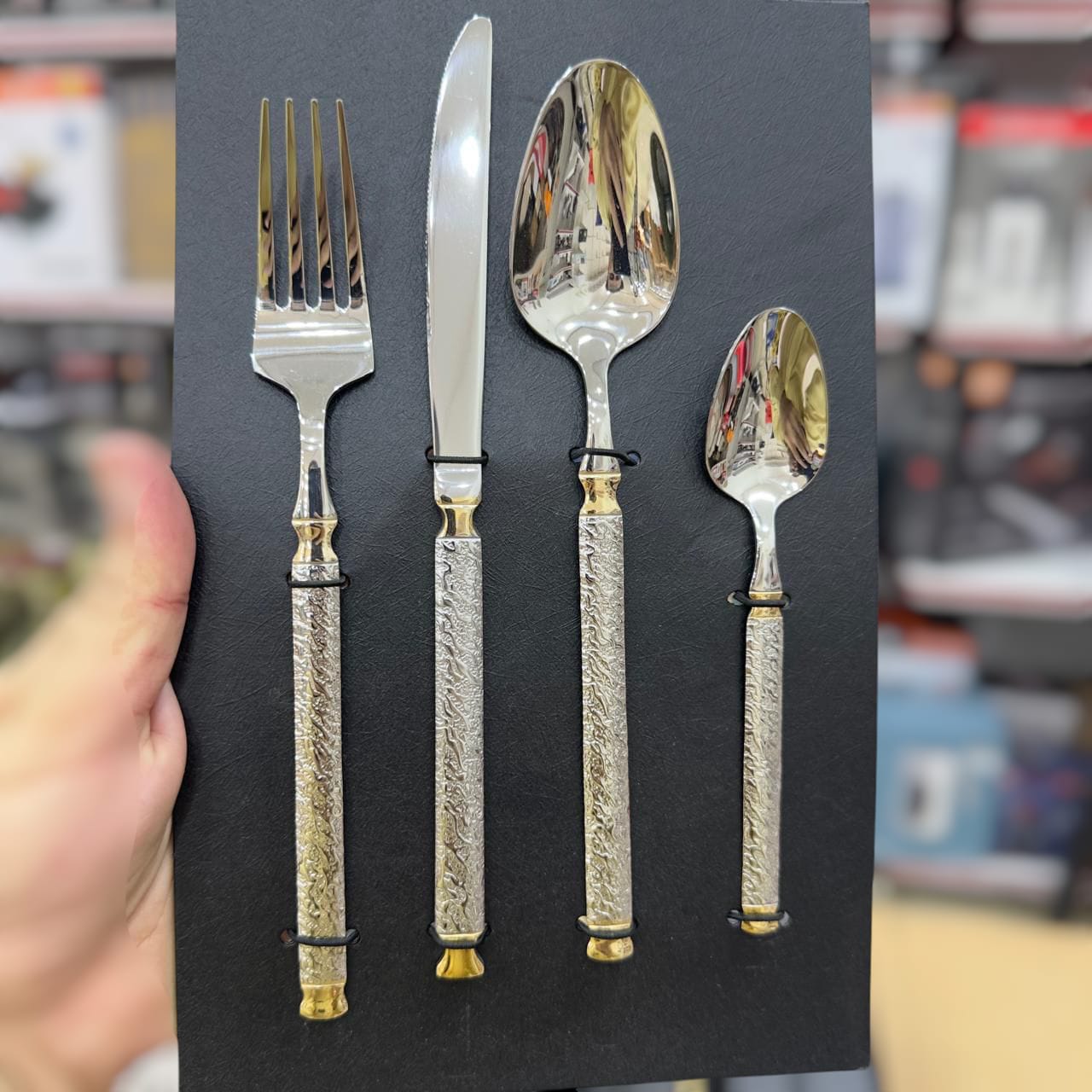 36pcs Elegant Stainless Steel Cutlery Set-Zah