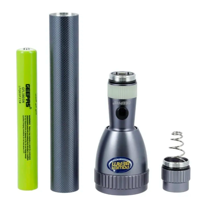 Geepas Rechargeable LED Flashlight GFL3803N  Original Product torch
