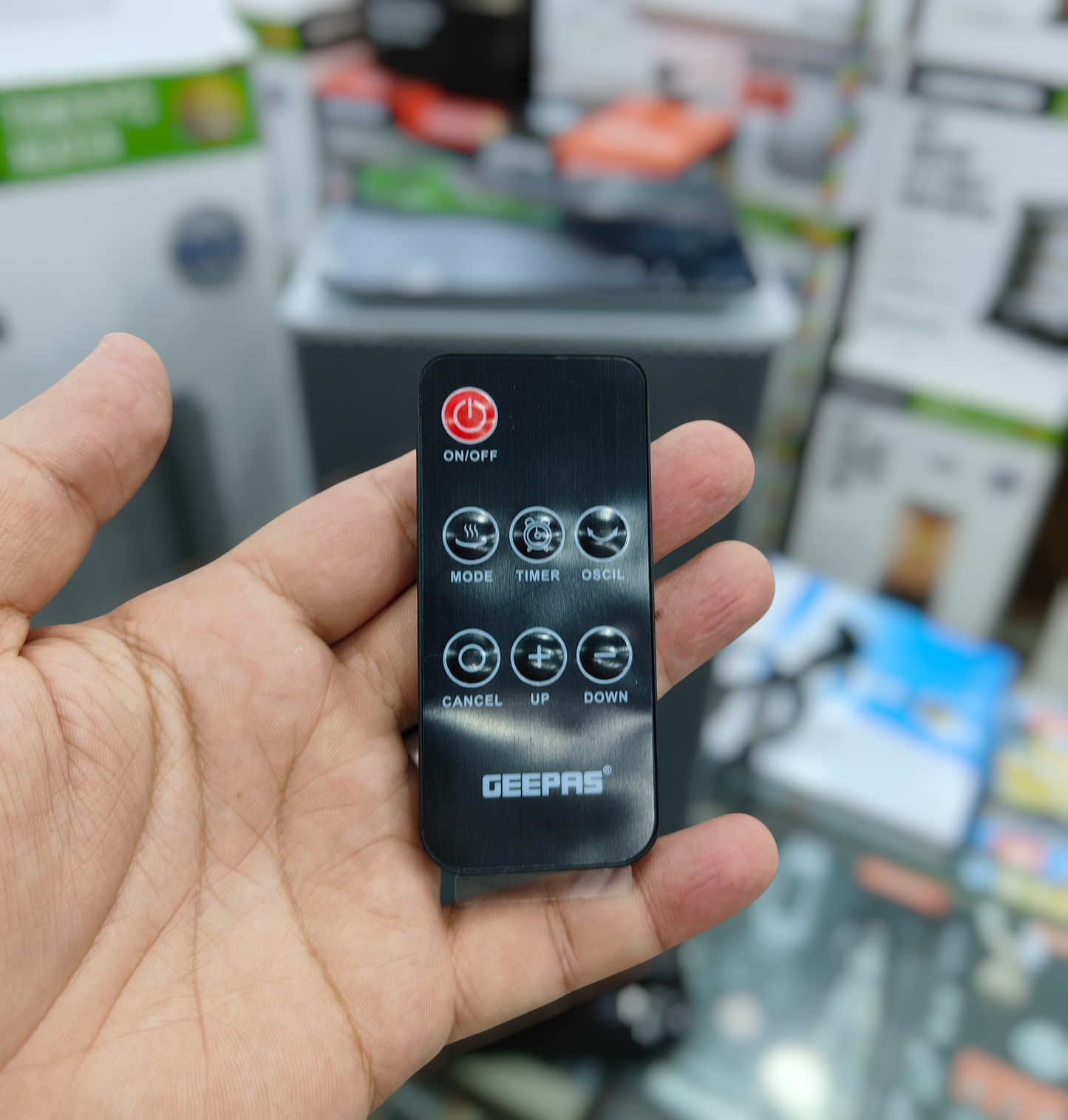 Geepas PTC touch remote ceramic fan heater GRH 28572