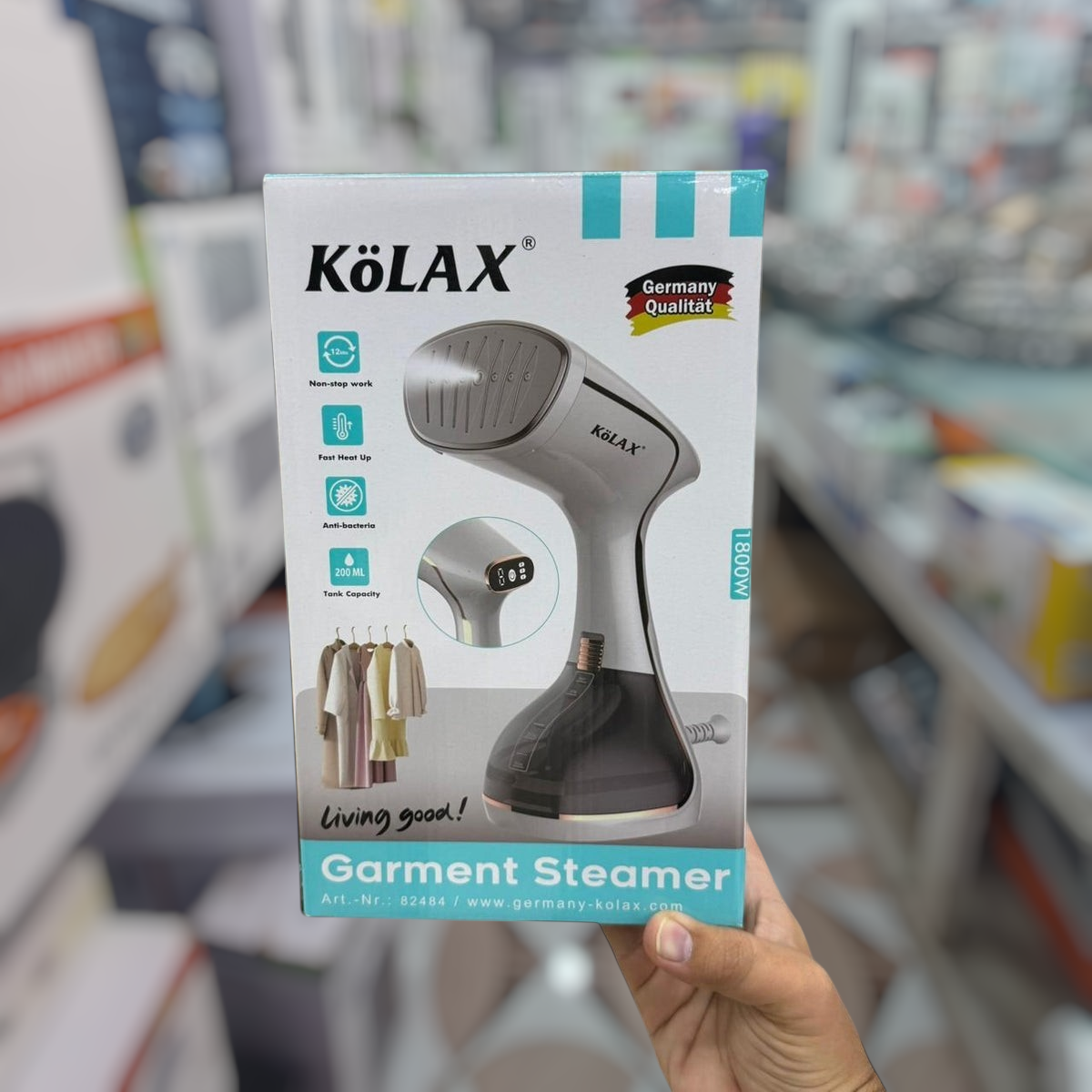 Kolax Digital Handheld Garments Steamer 82484