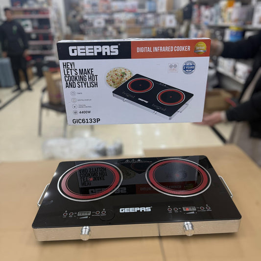 Geepas Double Digital Infrared Hot Plate 6133