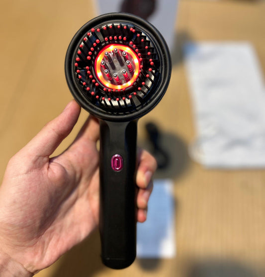 Rechargeable Scalp Massager Comb for Hair Growth & Relaxation