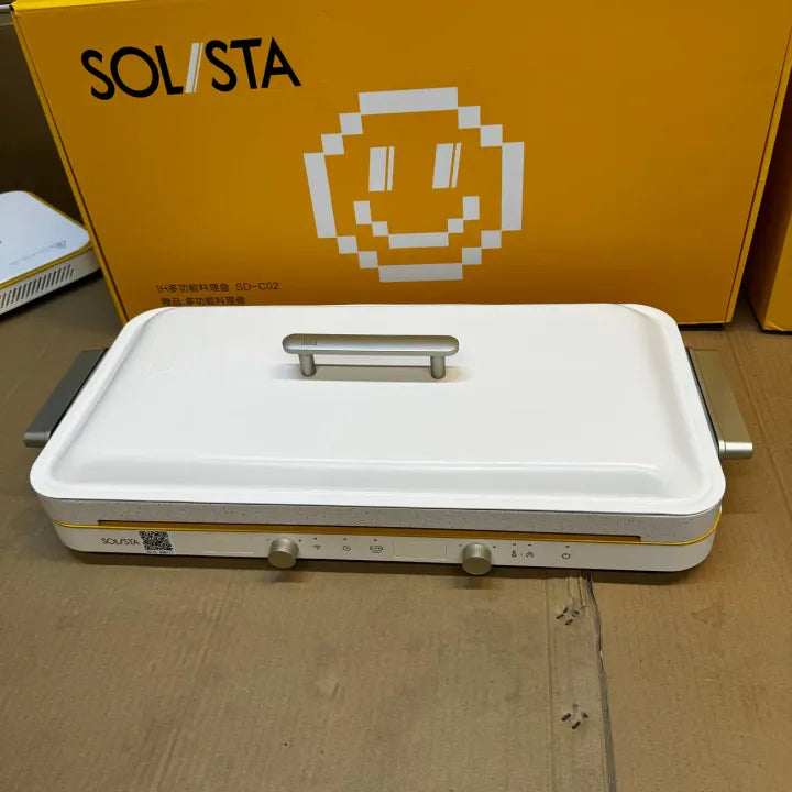 Solista Double burner induction cooker with grill