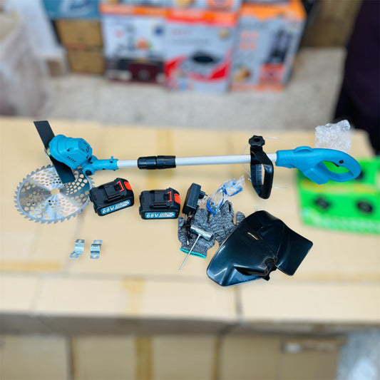 2 in 1 commercial Rechargeable grass cuter machine set ( grass trimmer