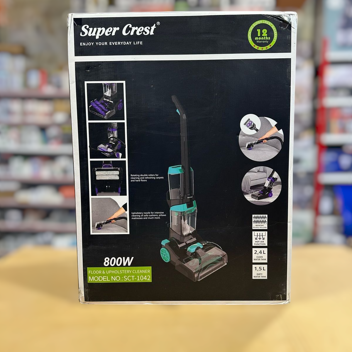 Super Crest Carpet steam  Vacuum Cleaner SCT-1042