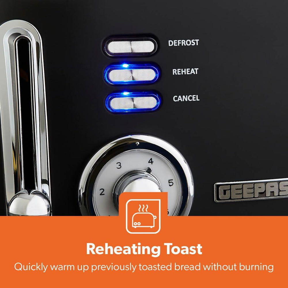 Geepas 4-Slice Toaster GBT36564 ( 2 year warranty)