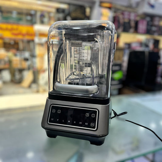Soundproof digital commercial blender