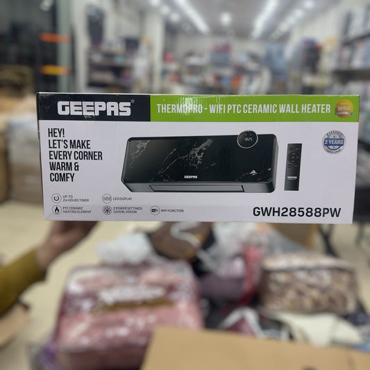 Geepas Thermopro Wifi PTC Ceramic Wall Heater 28588