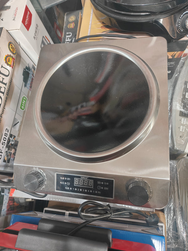 Induction Cooker, Countertop, Single Burner, Efficient Touch Control Panel 3500W