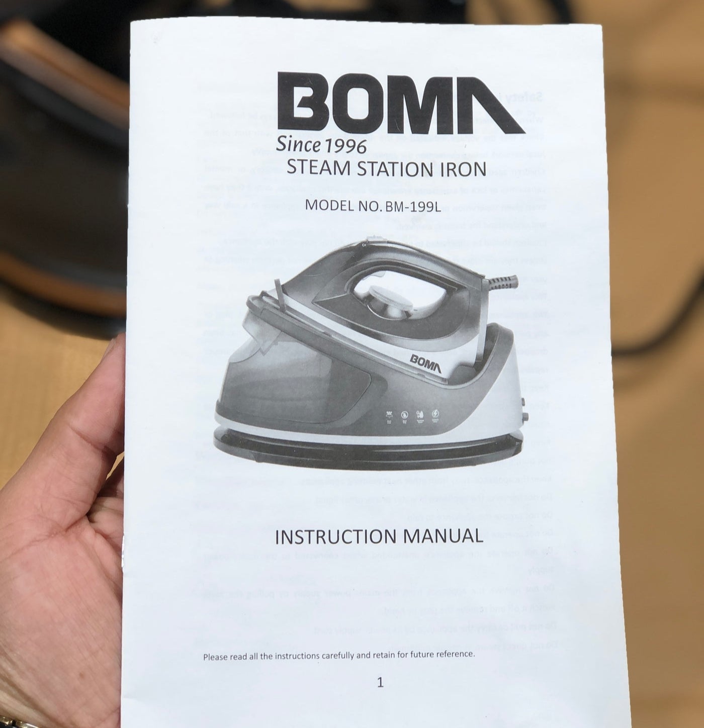 Boma Germany Steam station Iron BM-199L