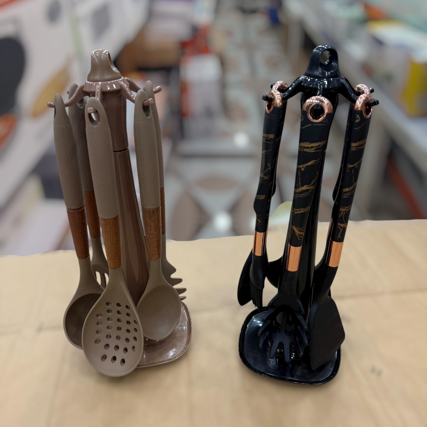 7pcs Silicone spoon Kitchenware Set